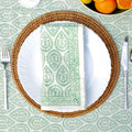 Bloom Buti Block Print Napkins - Green | Set of 4