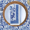 Heirloom Chintz Block Print Napkins - Blue | Set of 4